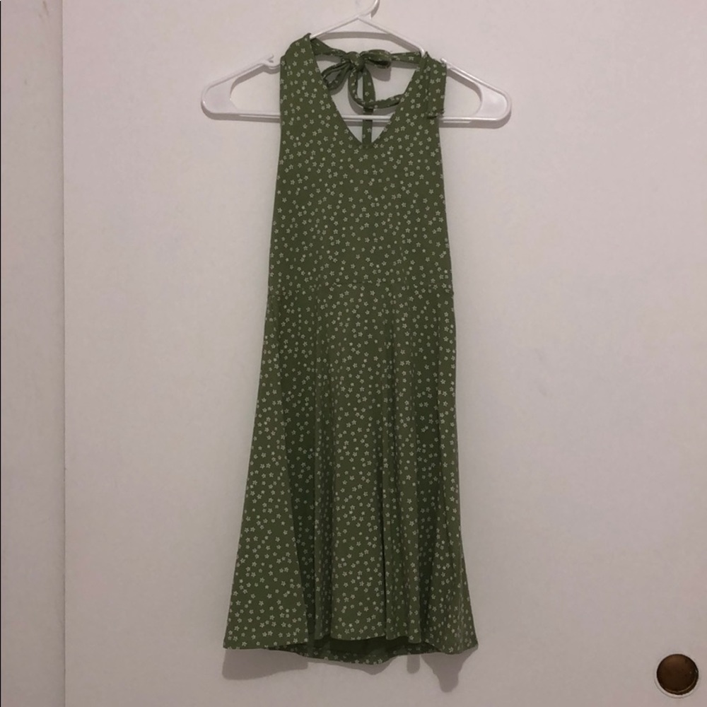 Floral green dress size small